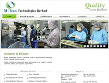 Tablet Screenshot of mclean.com.sg