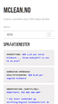 Mobile Screenshot of mclean.no